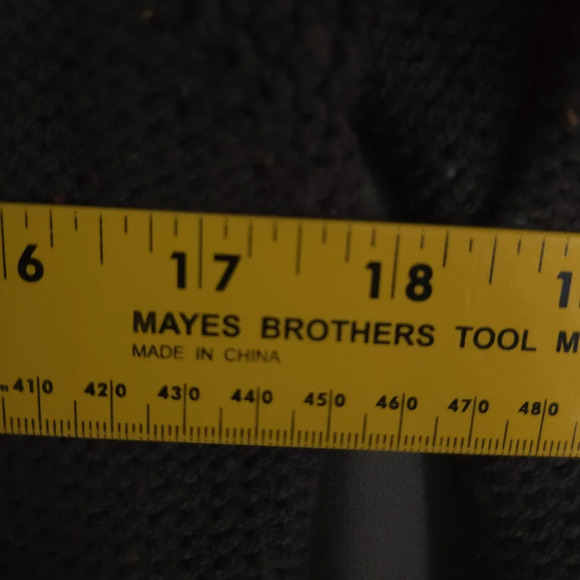 True‎ Craft Lace Up Back Open Cardigan Size Medium Gray with Rainbow Flecks - Picture 4 of 7